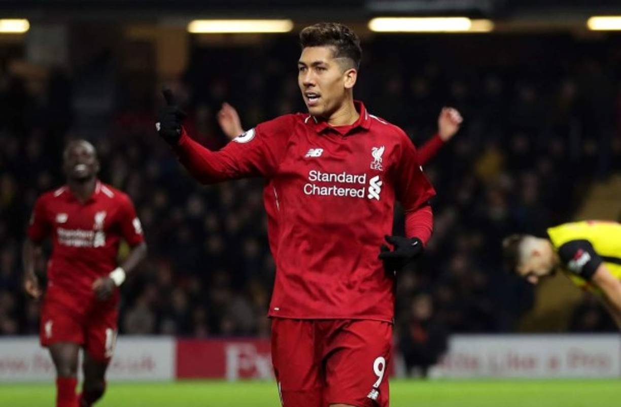 9. Roberto Firmino - Liverpool - Ha jugado esta temporada 30 partidos y ha marcado 11 goles.