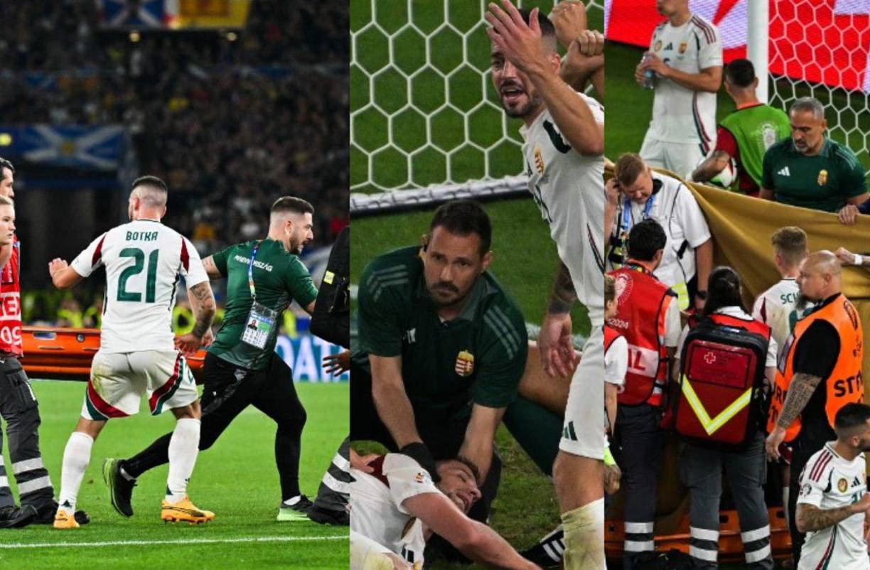 Llanto, show y mucho miedo se vivió en el partido Hungría vs Escocia luego de un futbolista quedó incosciente. 