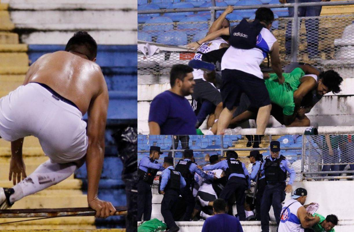 Lamentables actos de violencia en el estadio Olímpico tras el Marathón vs Alianza por la Copa Centroamericana 2024.