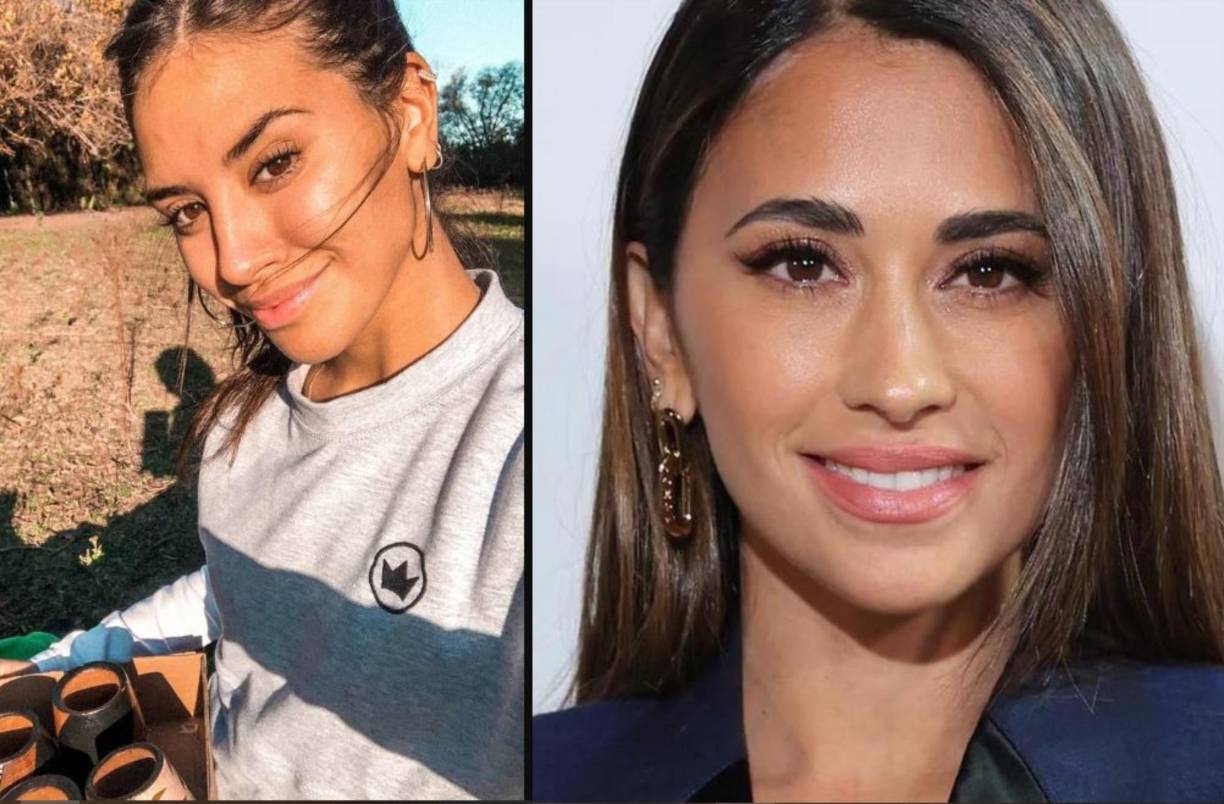 En la izquierda, la maquillista Camila Burkhard, y en la derecha, Antonella Rocuzzo.