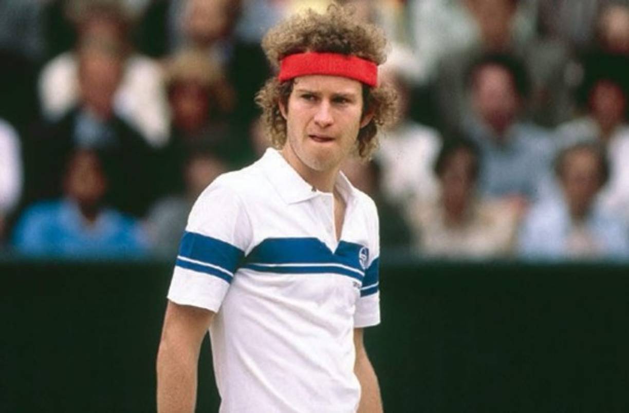 John McEnroe. El “muchacho terrible” del tenis lo ganó todo en el deporte de la raqueta y la pelotita entre los años 70 y 80. Este excepcional zurdo alcanzó el número 1 del ranking y se alzó con 7 títulos de Grand Slam antes de avizorar una carrera en la actuación.