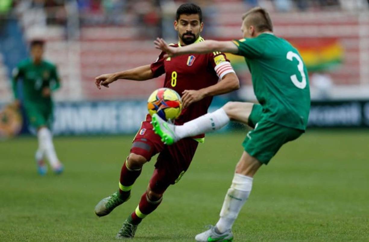 Venezuela - Bolivia: Eliminatorias Conmebol, jueves 10 de noviembre a las 5:30pm, hora hondureña.