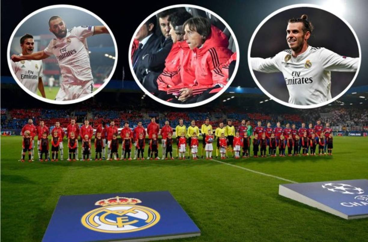 Las mejores imágenes de la goleada que le metió el Real Madrid (0-5) al Viktoria Plzen en la Champions League.