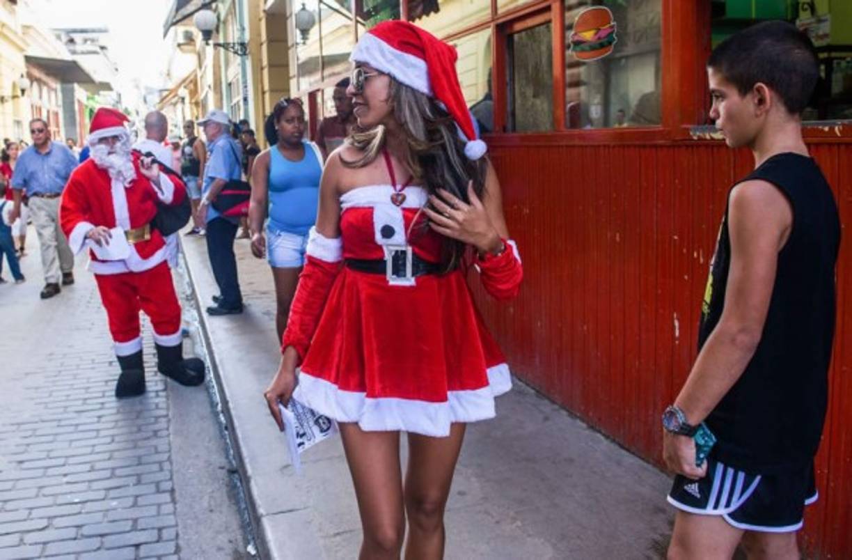 Papa Noel llegó a Cuba.