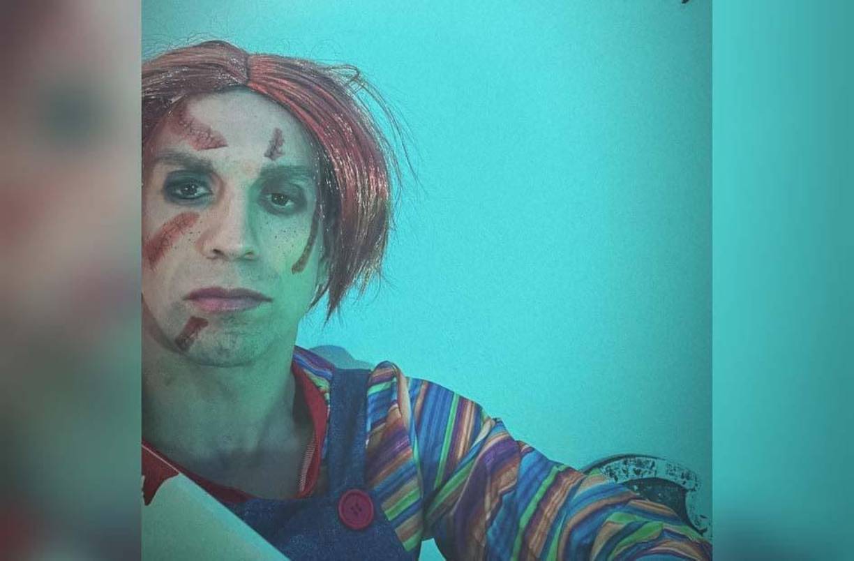 Papu Gómez: El centrocampista argentino del Sevilla se disfrazó de Chucky. El jugador causó revuelo con su disfraz.