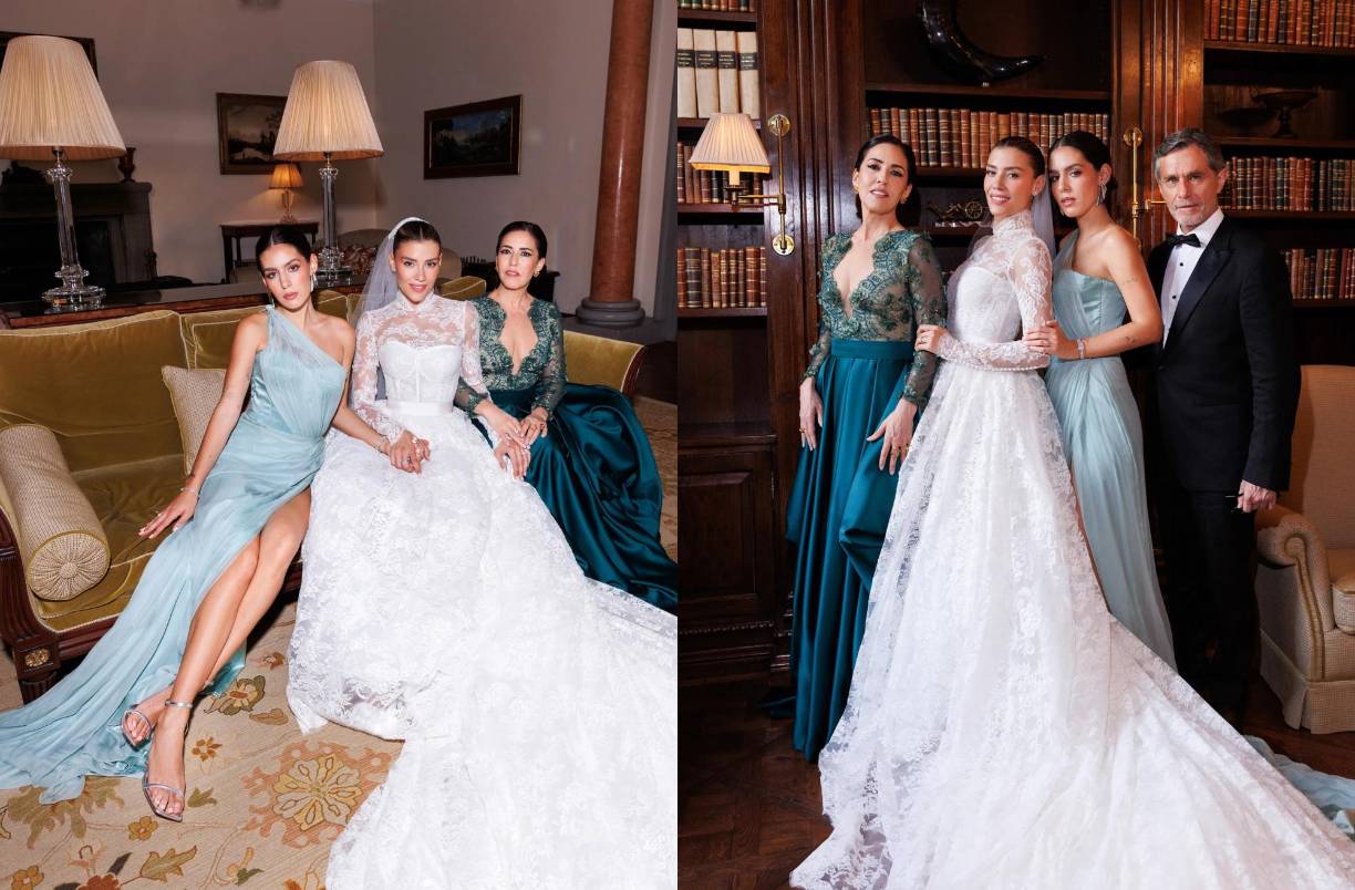 A su boda asistieron sus padres, Stephanie Salas y Luis Miguel. También estuvo acompañada de su padrastro, el actor Humberto Zurita.