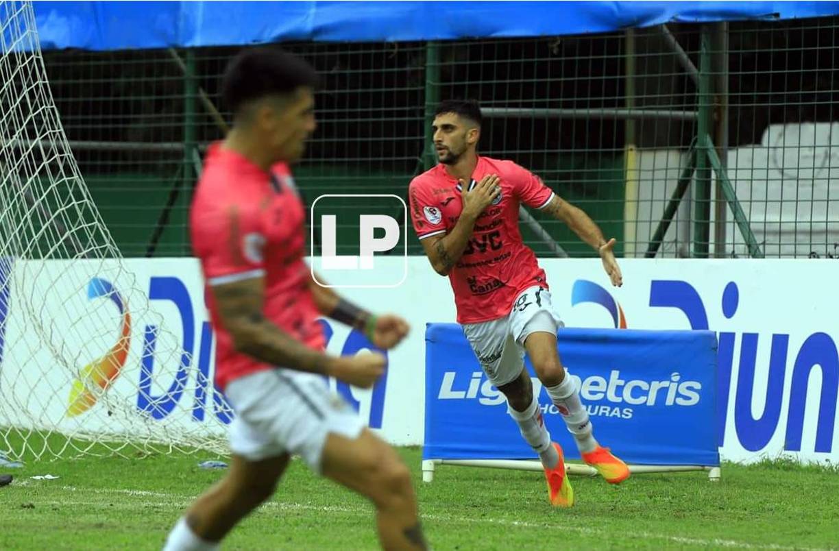 Lucas Campana marcó un doblete para el triunfo del Marathón (5-1) sobre el Honduras Progreso. El argentino llegó a cinco anotaciones en el actual campeonato.