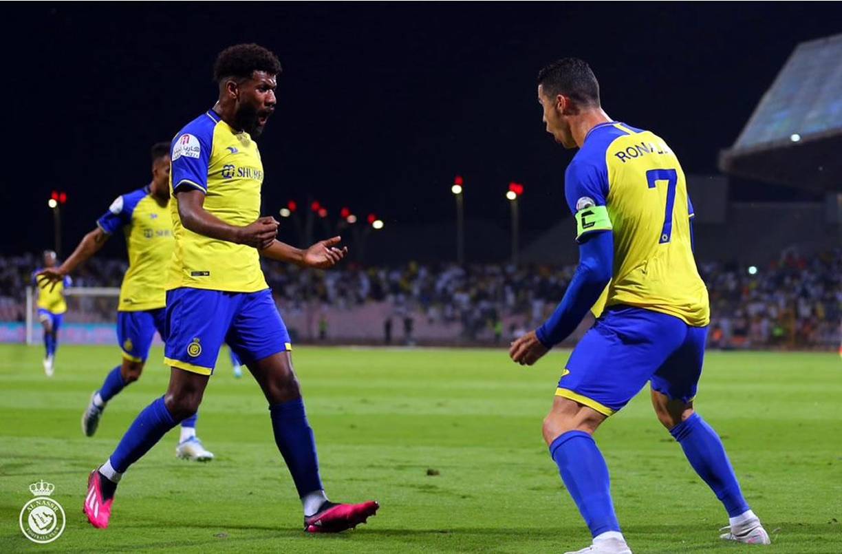 CR7 celebró con su ya tradicional “siiiiuuuuuuhhhhhhh”.