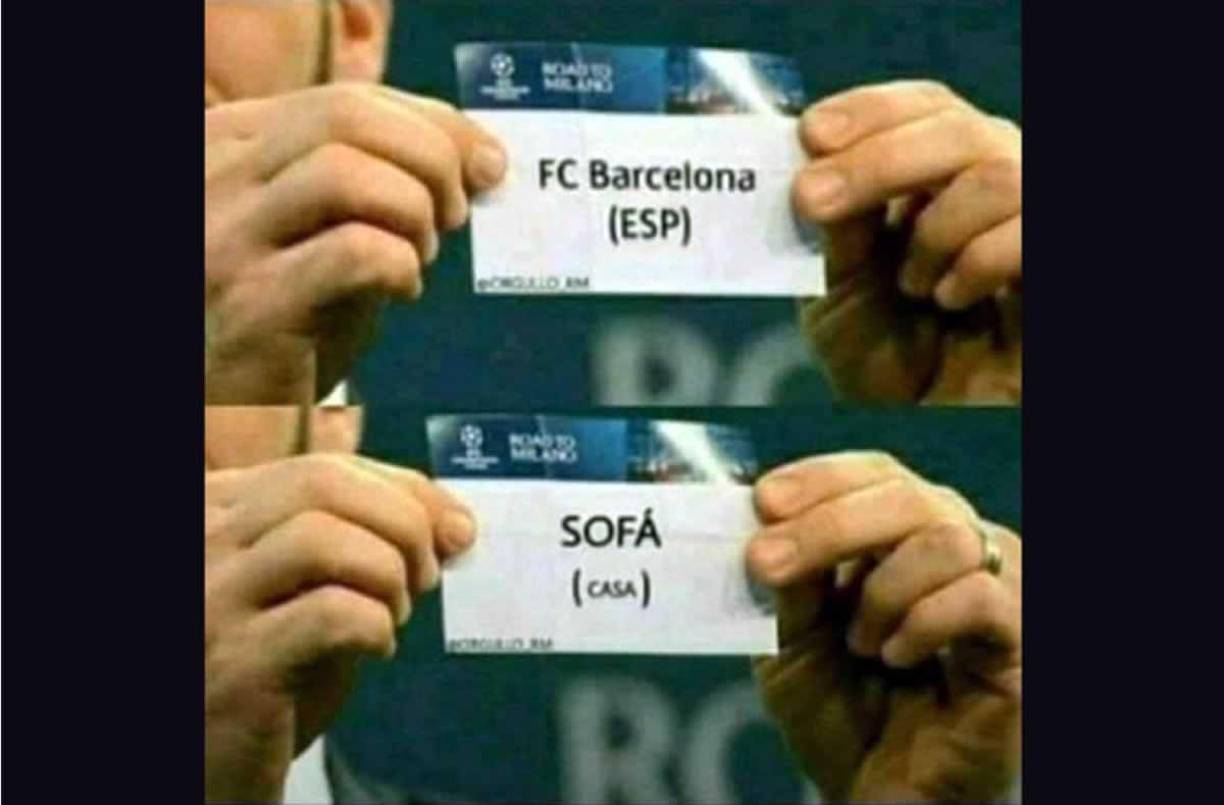 Los memes del sorteo repetido de octavos de Champions y burlas al Barça en la Europa League