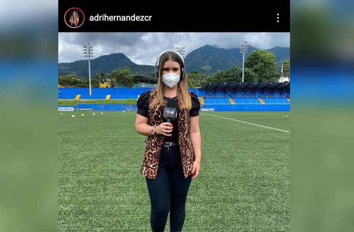La periodista tica Adriana Hernández labora en TD Más de Costa Rica.