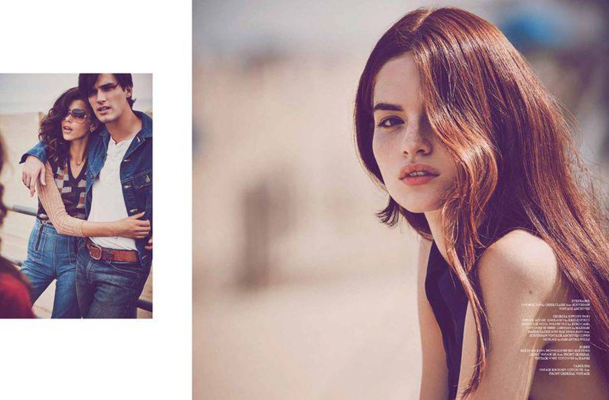 Georgia Fowler, Bobby Nicholas y Stephanie Cam para la revista MONROWE Magazine en el año 2015.