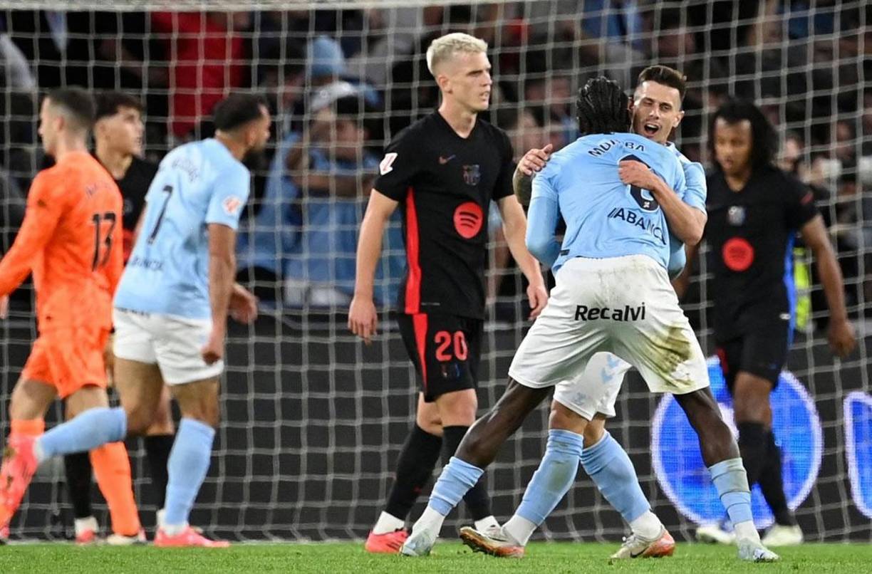 La locura se desató en Balaídos con el gol de Hugo Álvarez para el empate 2-2 contra el Barcelona.