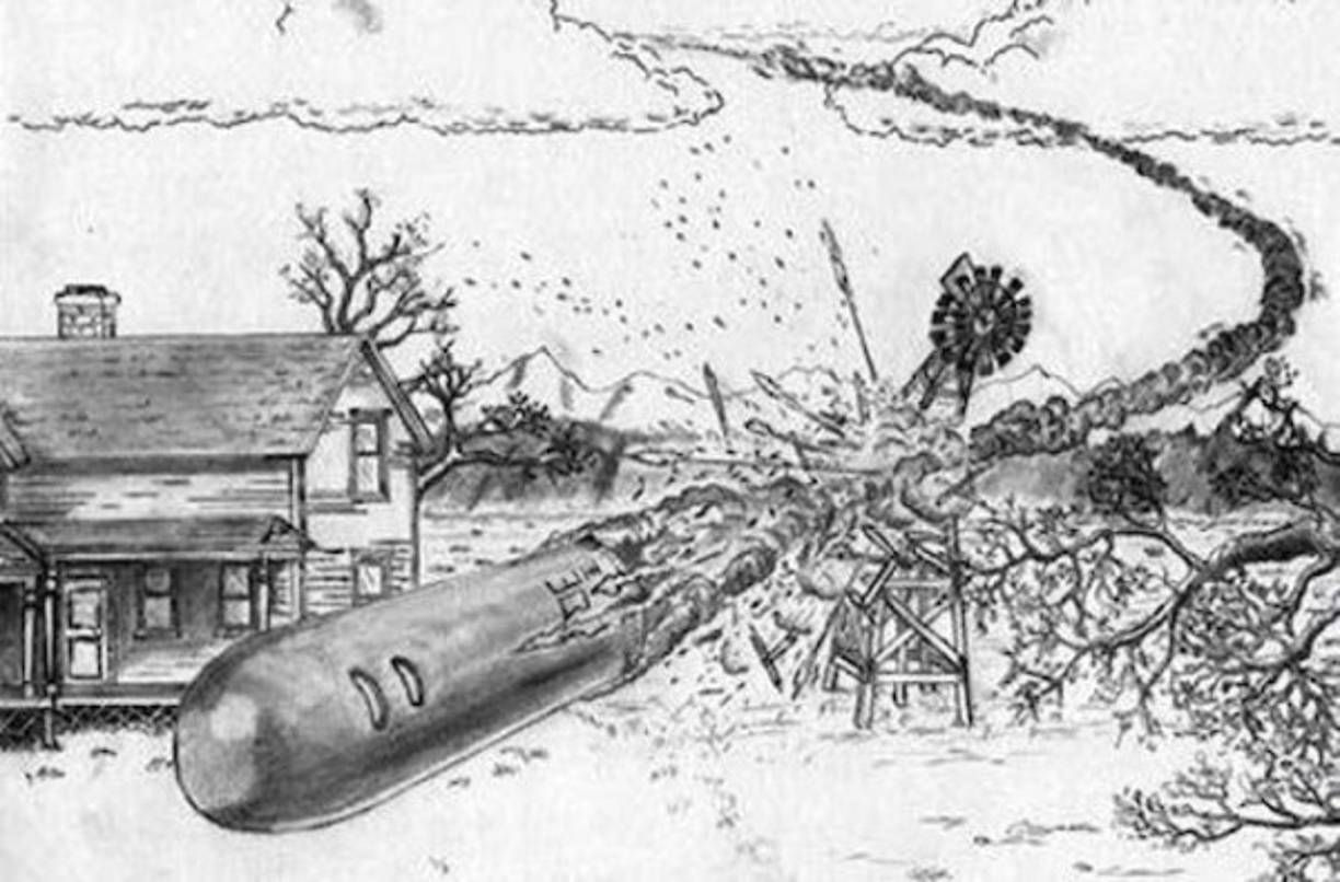 AURORA, TEXAS (1897)<br/>Este caso trata de la presunta colisión de un ovni ocurrida el 17 de abril de 1897, cuando un objeto volador de forma alargada, se estrelló contra un molino de viento en la localidad de Aurora, Texas. Cabe mencionar que este incidente ocurrió varios años antes de la invención del primer aeroplano. Los diferentes relatos sostienen que las personas de la localidad encontraron los restos de la nave, así como el cuerpo del piloto, el cual fue enterrado en un cementerio de la localidad, pero el lugar exacto se desconoce en la actualidad. También se informó que los restos de la nave fueron enterrados en un pozo, pero este tampoco ha sido encontrado a la fecha, lo que dificulta el esclarecimiento del caso.