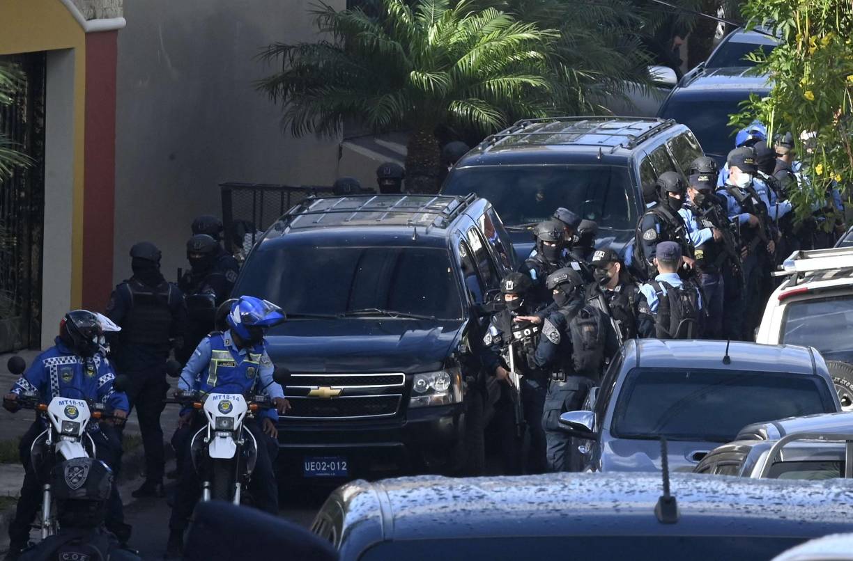 Fotos inéditas de la captura de Juan Orlando Hernández