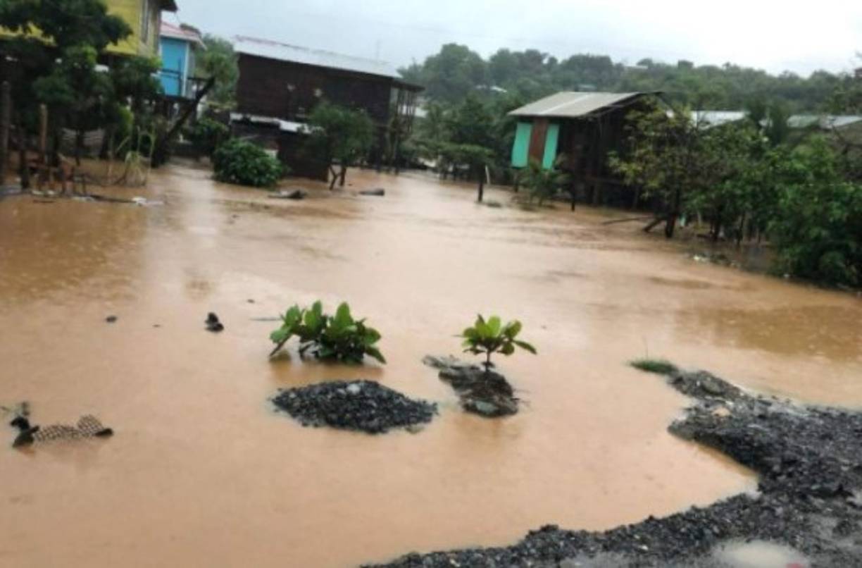 En José Santos Guardiola hay viviendas filtradas por agua lluvia en el barrio Bigth.