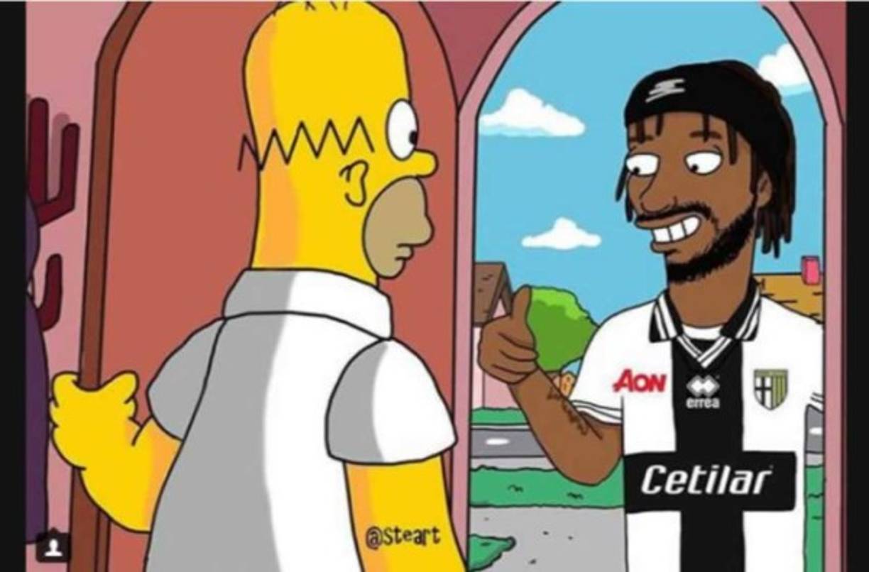 Gervinho, delantero marfileño del Parma.