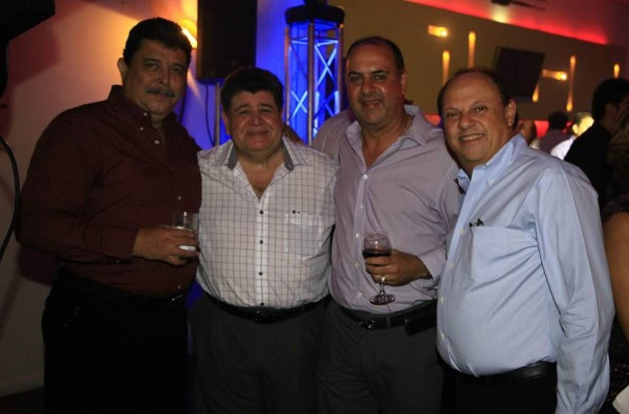 César Jiménez, Jamil Kafie, Tino y Roger Larach.