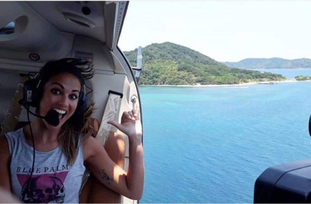 Desde su llegada a Cayos Cochinos, Lara Álvarez ha publicado imágenes del archipiélago hondureño.