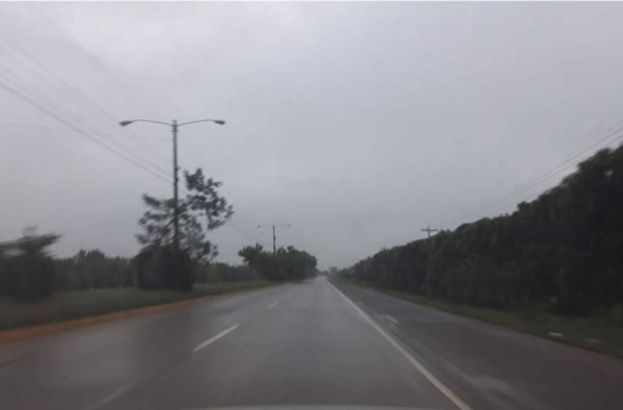 La Lima y San Manuel totalmente despejado el tráfico vial.