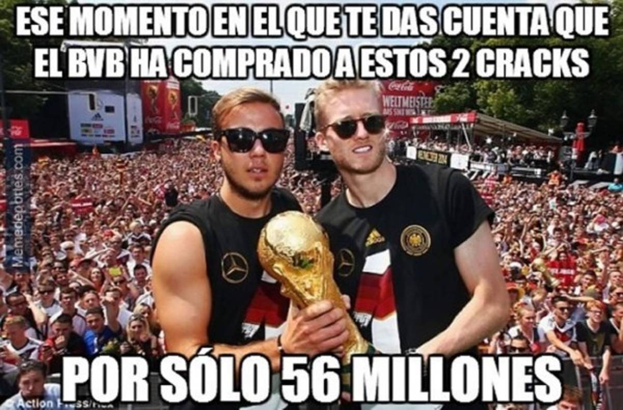 Buen negocio, Borussia Dortmund.