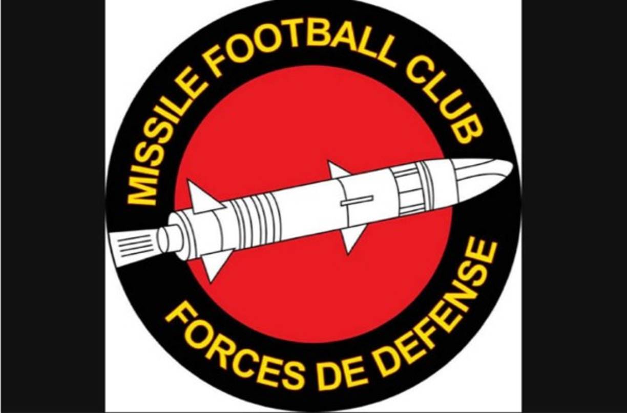Missile Football Club - El nombre lo dice todo. Aunque luce curioso el logo de este equipo de Gabón.