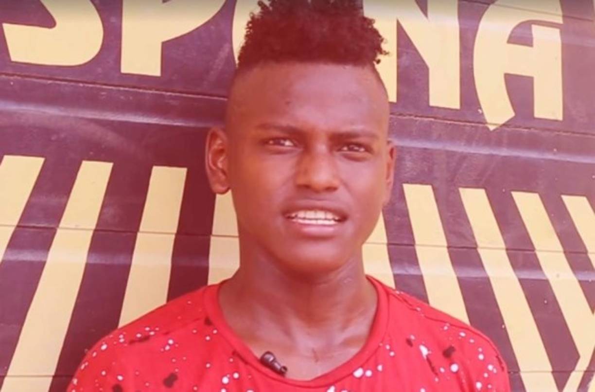 Maikel García: El joven jugador del Real España radica en Chamelecón y perdió sus cosas materiales.