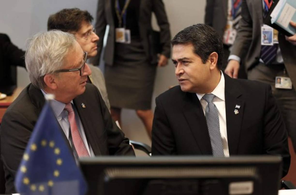 Hernández y Juncker hablaron también del diálogo sobre el préstamo que Honduras suscribirá con el Banco Europeo de Inversiones.
