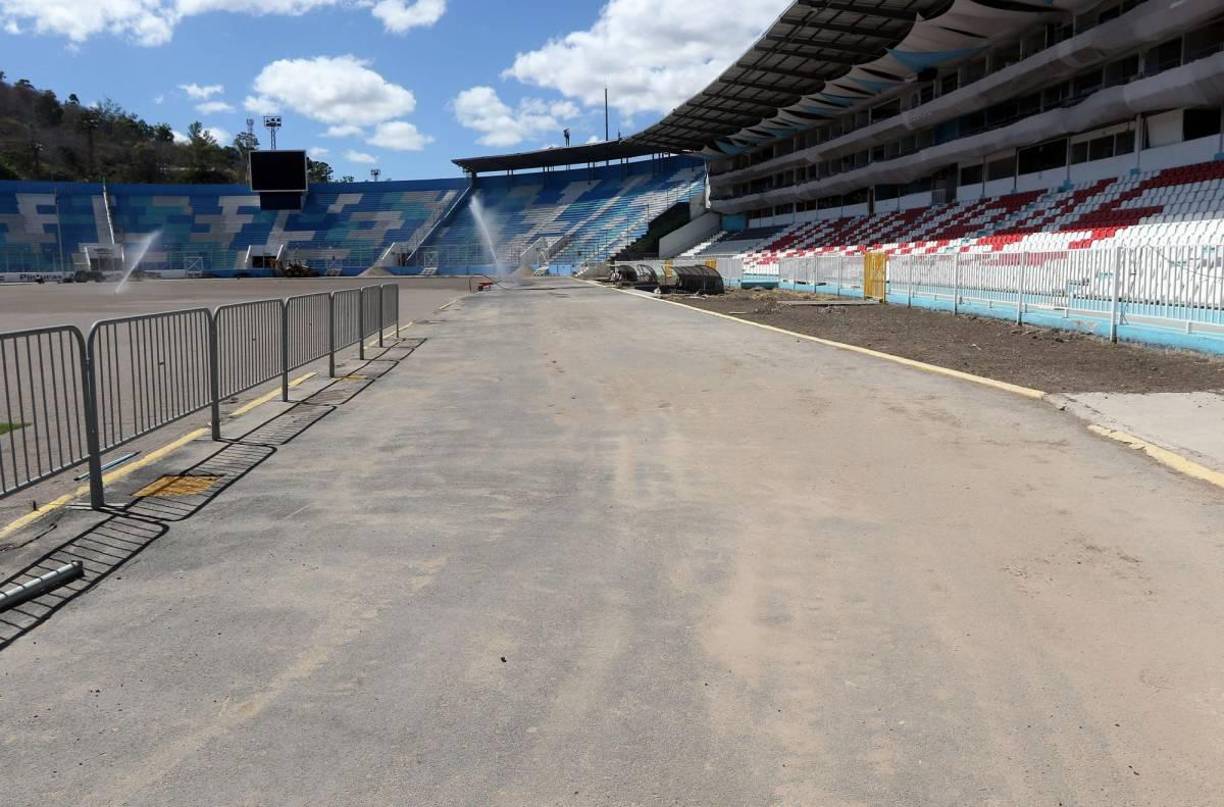 Las autoridades de Condepor están trabajando en la construcción de la pista del coloso capitalino.