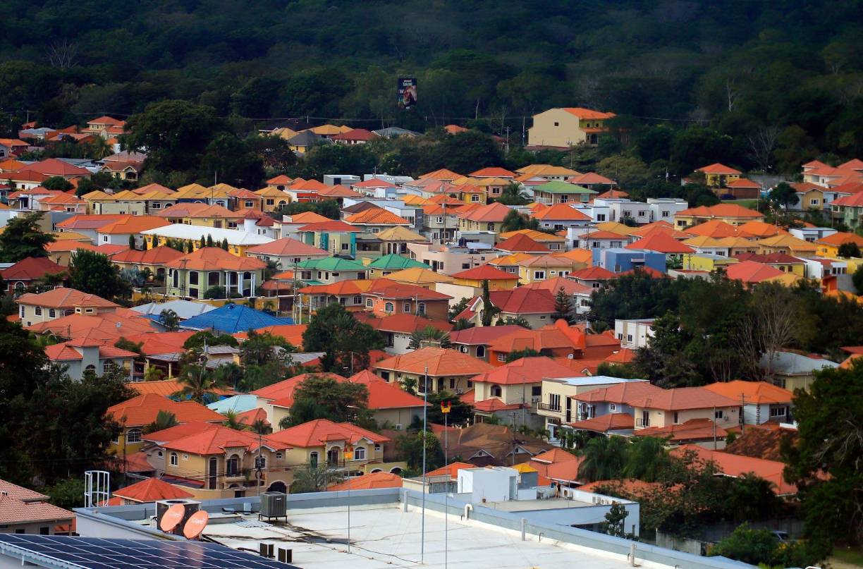 Las residenciales de la zona noroeste en una fotografía aérea.