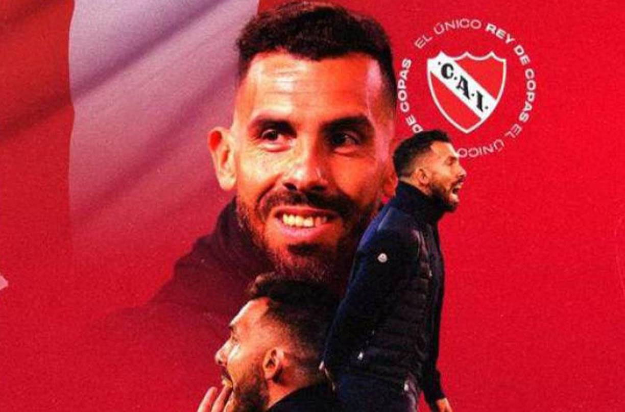 Independiente anunció a Carlos Tévez como su nuevo DT.