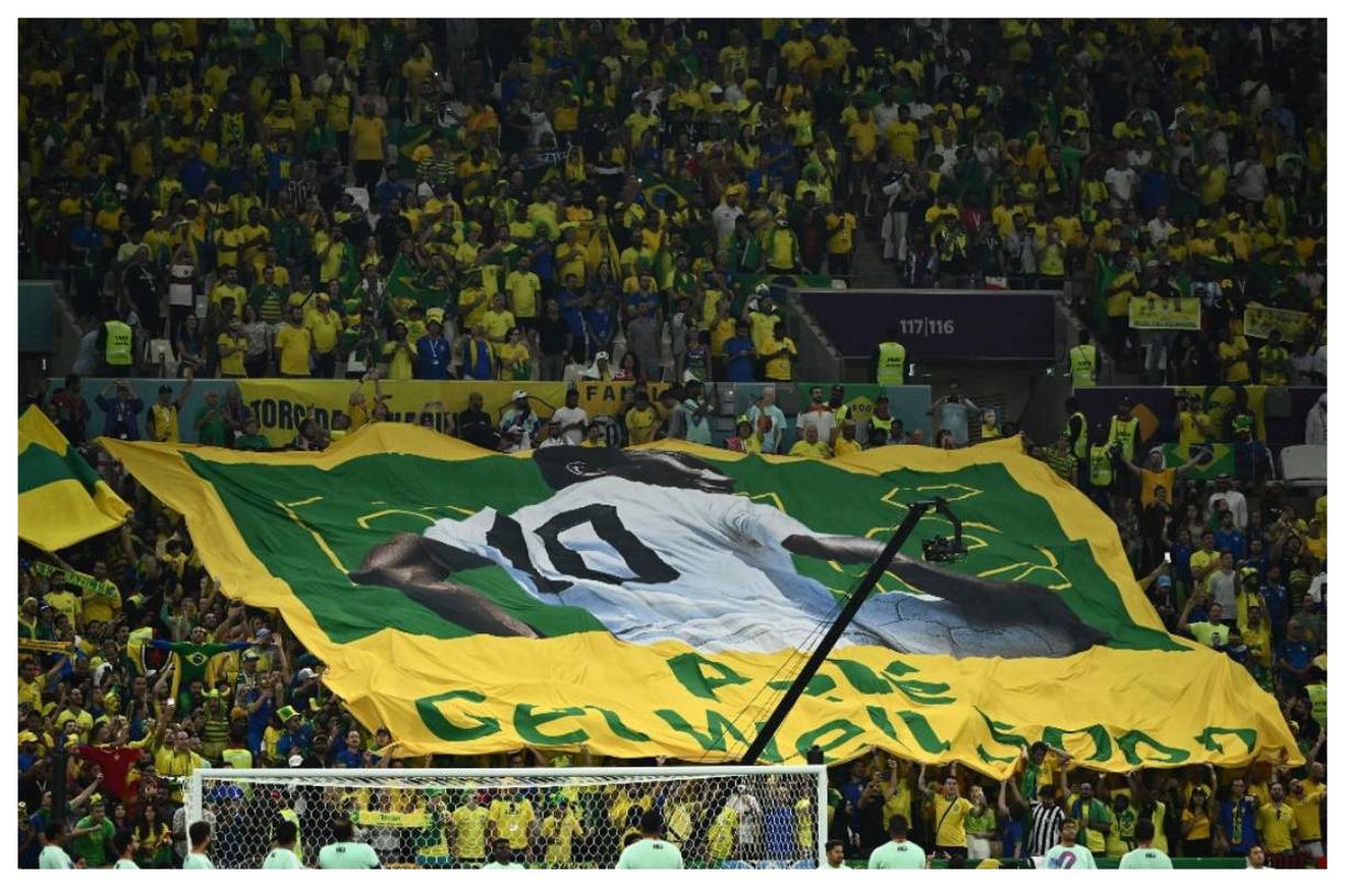 Pelé fue hospitalizado de emergencia y sigue internado en Brasil. Desde Qatar las buenas vibras para O´Rei.