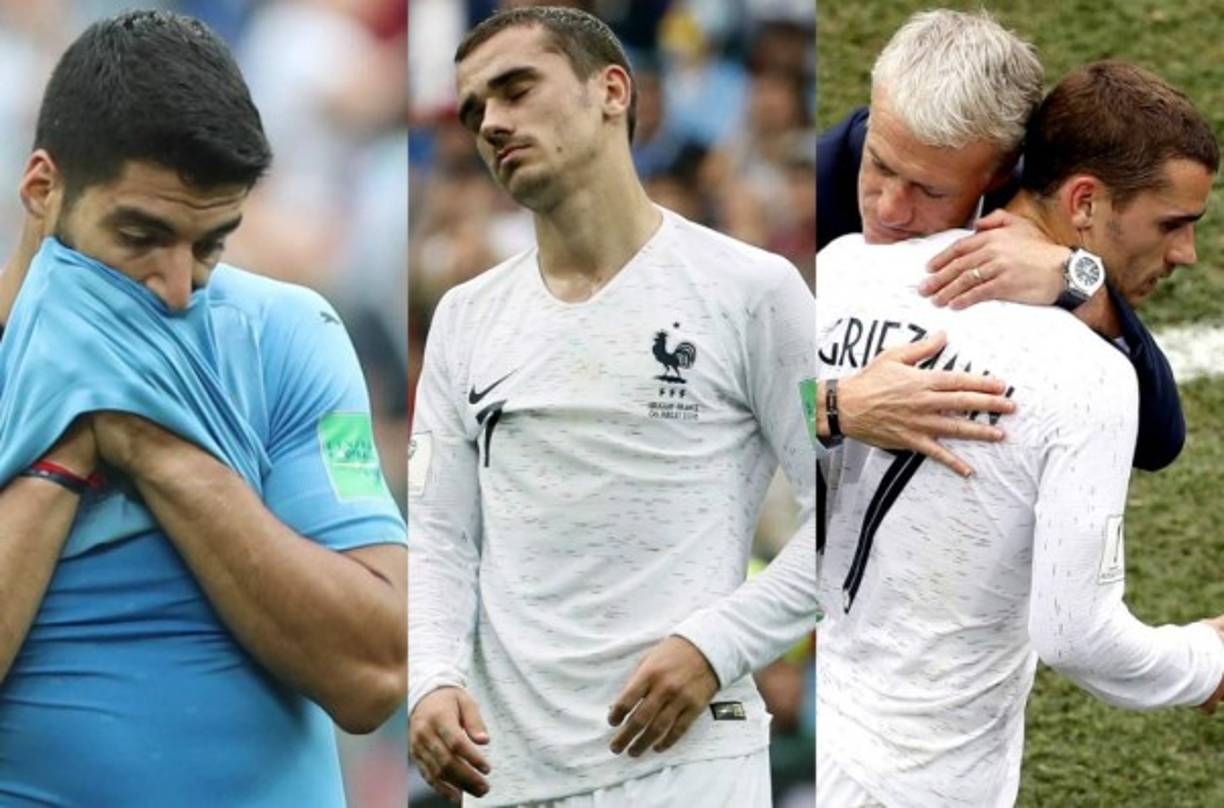 Mira las imágenes más curiosas de lo que fue la clasificación de Francia a semifinales tras vencer 2-0 a Uruguay. Griezmann pese a marcar, se vio triste y reveló por qué no quiso festejar, además los charrúas rompieron en llanto tras la eliminación.