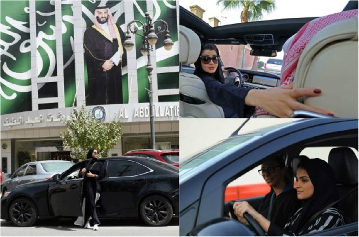 La prohibición de que las mujeres conduzcan en Arabia Saudita, vigente durante décadas, llegó a su fin este domingo y las conductoras, emocionadas y orgullosas, empezaron a circular por Riad con un sentimiento de libertad aunque las discriminaciones persistan.