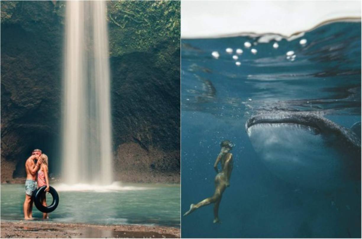 Jack Morris y Lauren Bullen, viven el sueño de miles en Instagram. Vacacionar gratuitamente alrededor del mundo y que les paguen por ello.