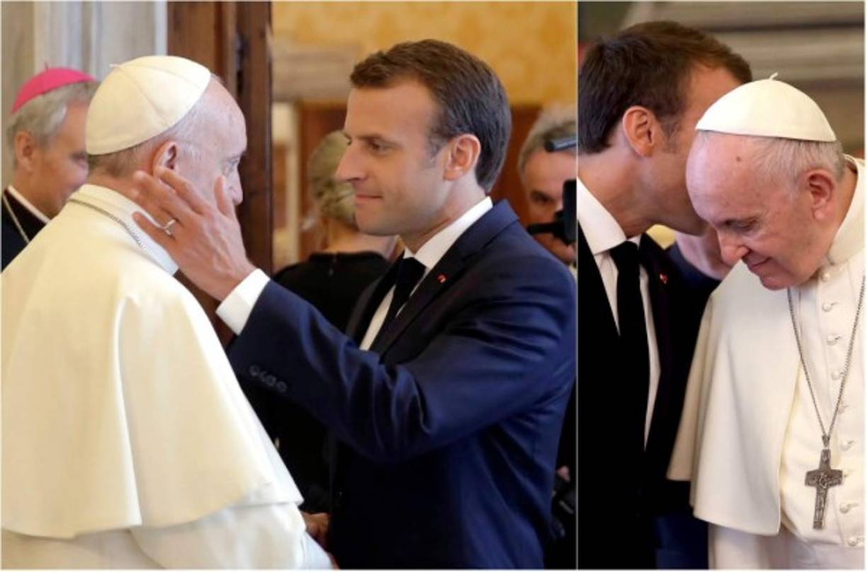 El papa Francisco y el presidente francés Emmanuel Macron se reunieron hoy por primera vez para abordar temas como la inmigración, el compromiso multilateral para la prevención y resolución de conflictos y las perspectivas del proyecto europeo.