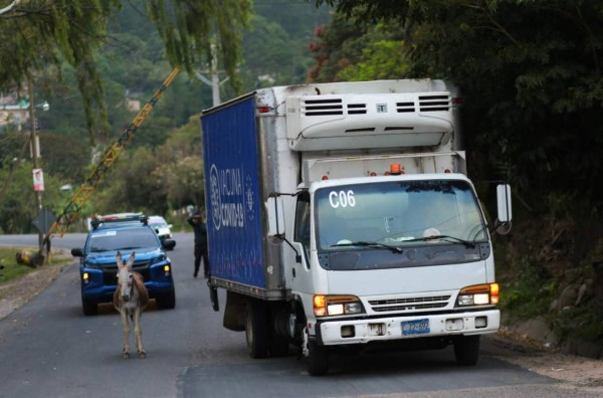 'Estas llenan de satisfacción al pueblo de Cedros y al mismo tiempo pues ya hoy a las 4:00 am nos reunimos con el Fonac, con el Instituto de Acceso a Información Pública y con la Secretaría de Salud y ahorita me acaba de confirmar el licenciado Omar Rivera que a las 10:00 am van a estar en Cedros para certificar que esas vacunas van a quedar en los lugares adecuados y que las vamos a utilizar de una forma ordenada'. <br/>
