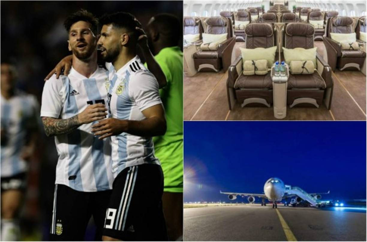 Los jugadores de la Selección Argentina de Fútbol disfrutarán de todos los lujos posibles en su viaje de 18 horas desde Buenos Aires a Moscú para disputar el Mundial de Fútbol que se celebrará en Rusia de 2018.<br/><br/>El lujoso avión que rentó la Federación de Fútbol de ese país ha llamado la atención por todas las comodidades que ofrece y por su elevado precio.