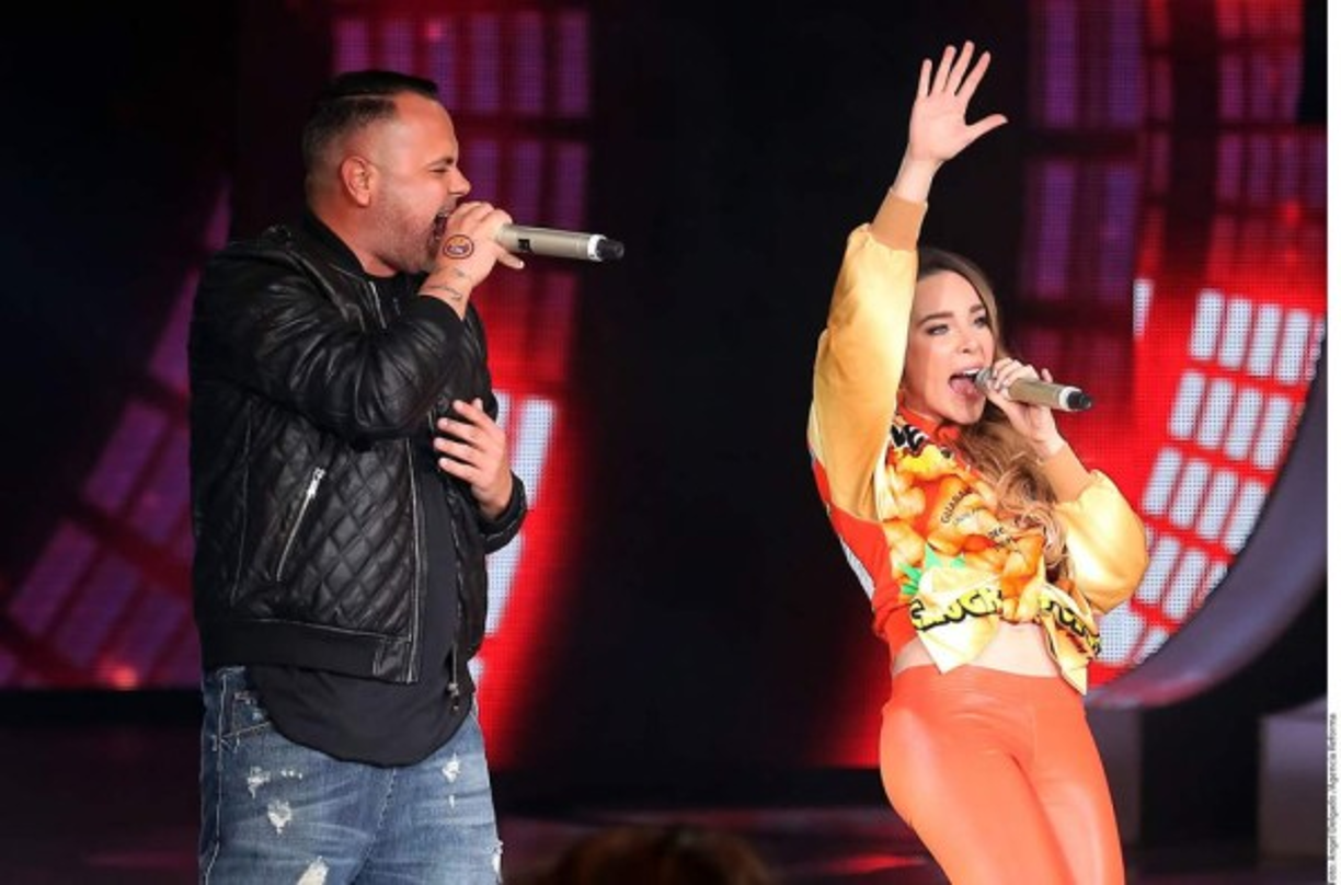 Otra de las luminarias presentes en el Teletón 2014 fue Belinda.