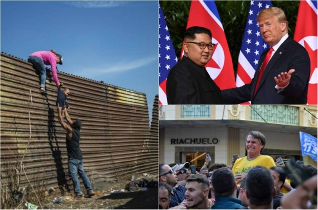 El éxodo de centroamericanos y venezolanos huyendo de sus países por crisis, violencia y pobreza, los desastres naturales e inesperadas alianzas políticas marcaron este 2018. La agencia de noticias France Presse resume el año en estas impactantes imágenes.