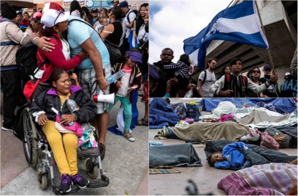 El sufrimiento continúa para unos 200 inmigrantes centroamericanos, la mayoría hondureños, de la caravana migrante que se inició a finales de marzo, y que buscan pedir asilo a las autoridades estadounidenses desde la fronteriza ciudad mexicana de Tijuana.
