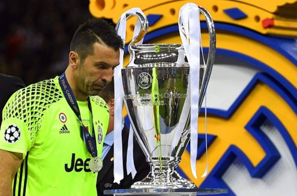 Buffon se irá sin poder una Champions. EFE/EPA/FACUNDO ARRIZABALAGA
