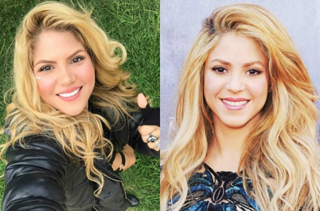 La doble de la colombiana Shakira le sigue los pasos; Rebecca Maiellano, mejor conocido como Shakibecca, es una cantautora venezolana que ha dejado boquiabierta hasta a la mismísima estrella colombiana por su increíble parecido con ella.<br/>