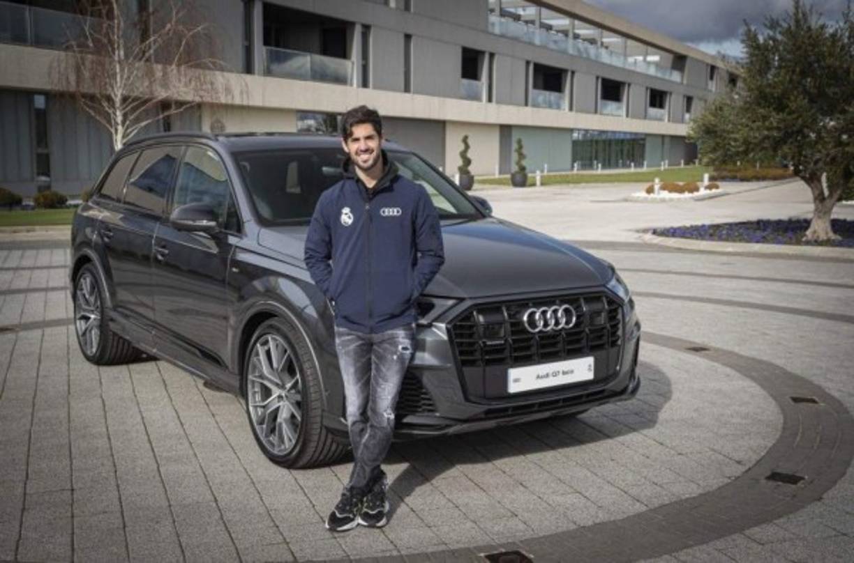 Isco - El mediocampista española se fue con un Audi Q7 50 TDI quattro tiptronic Gris Daytona de 72.850 euros.