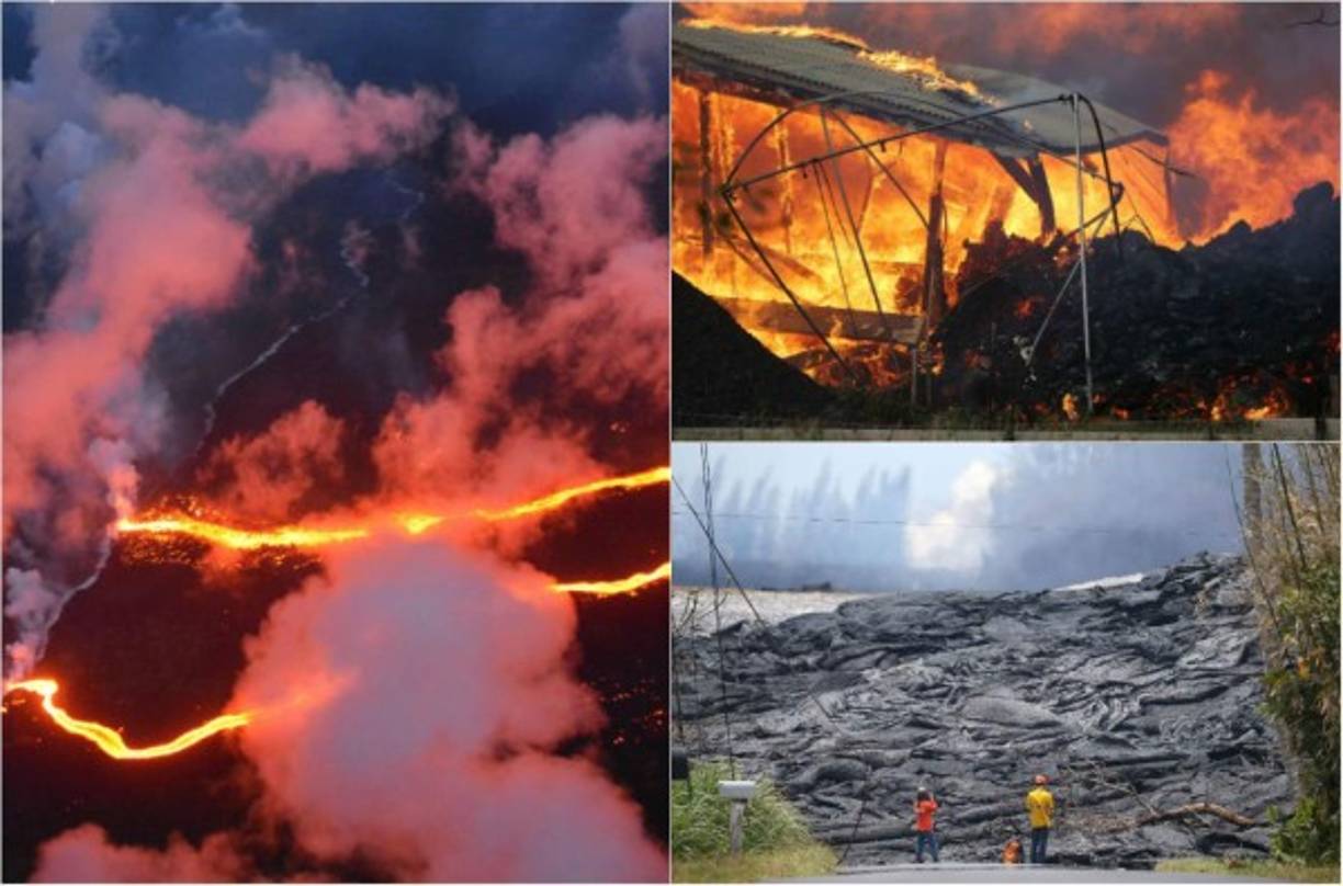 La avalancha de lava del volcán Kilauea, en Hawái, ha causado estragos en las últimas semanas tras más de un mes de explosiones sin que los expertos logren vaticinar cuándo dejará de erupcionar.