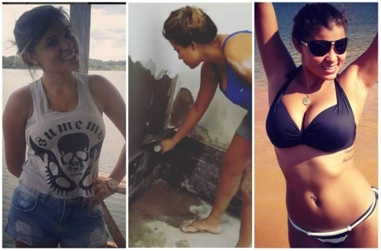 Mayra Barbosa es una brasileña que no se avergüenza de compartir con sus seguidores su tonificada figura ni su prefesión: es albañil.