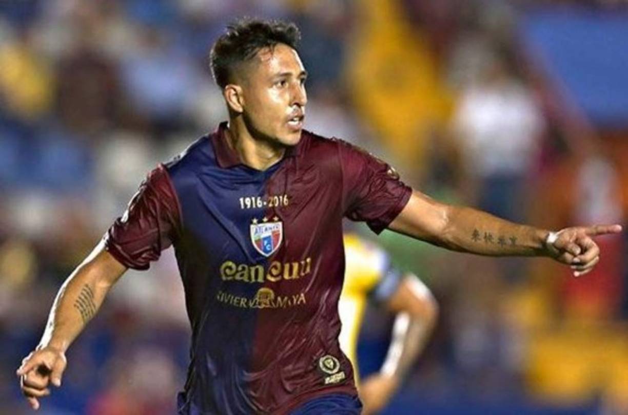 Omar Zalazar jugó con el Atlante de México en el 2017.
