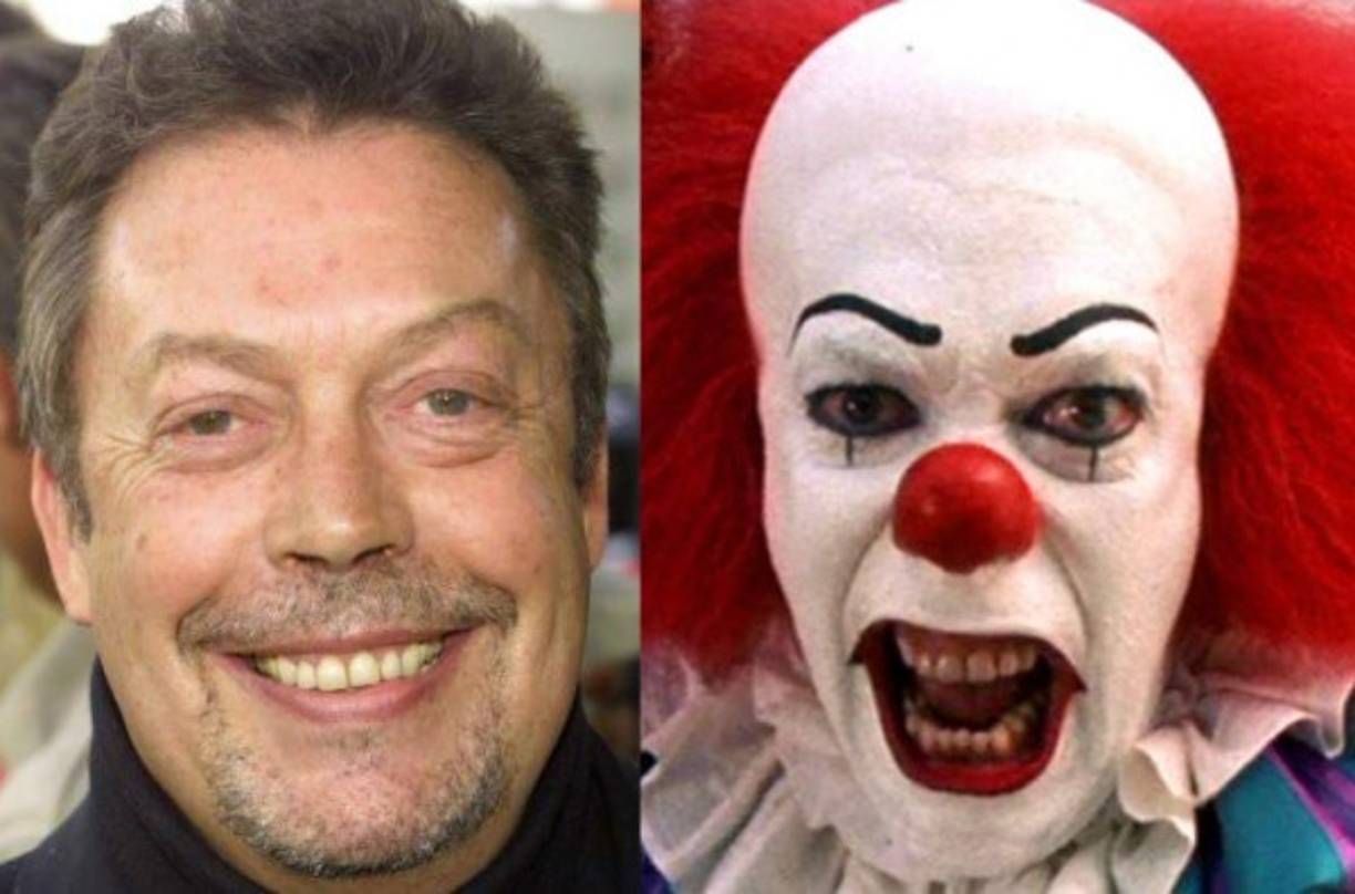 Tim Curry es ESO ► El papel calza increíble para un actorazo como Tim Curry, pero hay que confesar que nos provocó algo más que un pequeño susto cuando lo vimos interpretar al payaso más horrible del Cine.