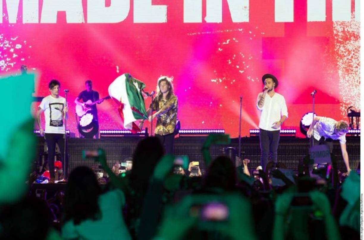 Todo lo que cada uno de los cuatro dijo fue motivo de gritos: Niall Horan, con 'te amamos, México', en un castellano claro, y Liam Payne, con 'te amo, Latinoamérica' con acento arrastrado.<br/><br/><br/>