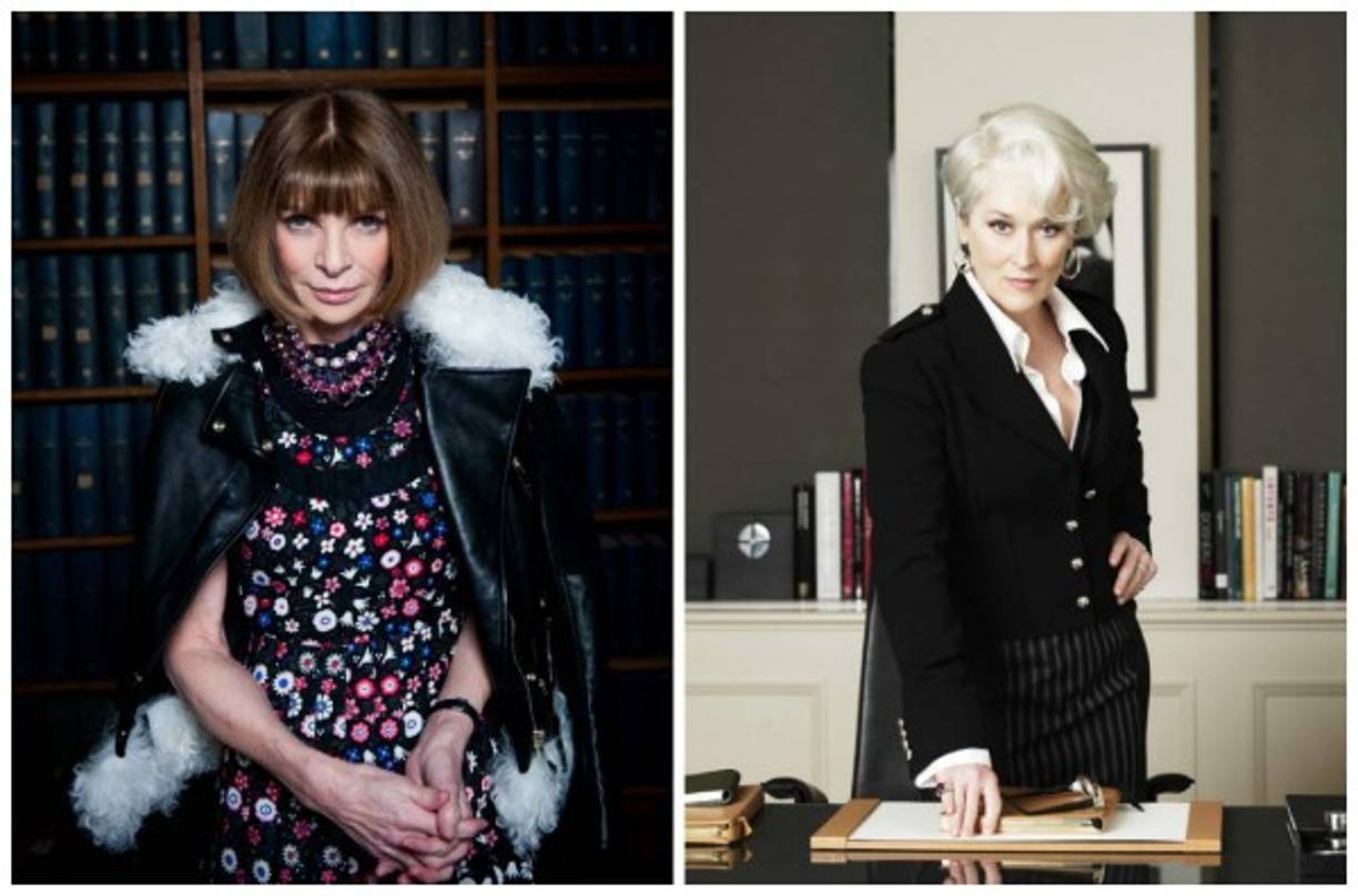 2. Miranda Priestly: The Devil Wears Prada<br/><br/>La mujer interpretada por Meryl Streep no podía ser más real. La fabulosa Anna Wintour- por mucho tiempo directora de la revista Vogue- fue la inspiración para crear el personaje con un estilizado temperamento.<br/><br/>