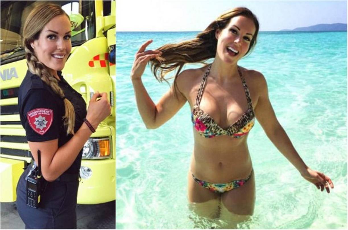 Gunn Narten ha sido bautizada en redes sociales como 'la bombera más sexy del mundo'. La apagafuegos es miembro voluntaria activa del Cuerpo de Bomberos de Noruega.